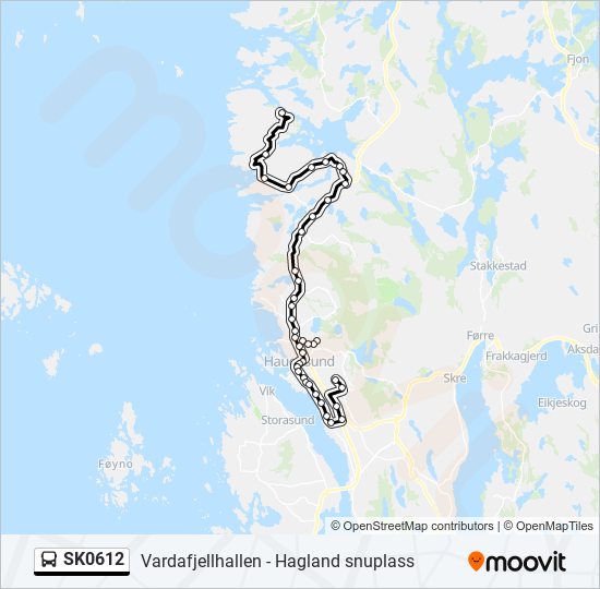 SK0612 bus Line Map