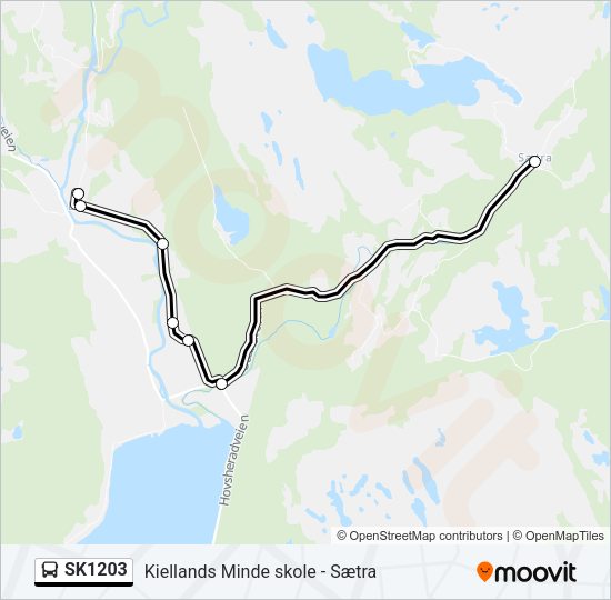 SK1203 Bus Line Map