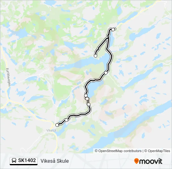 SK1402 Bus Line Map