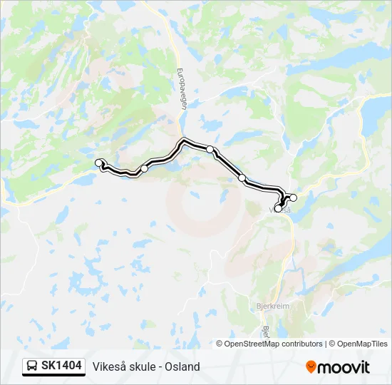 SK1404 Bus Line Map