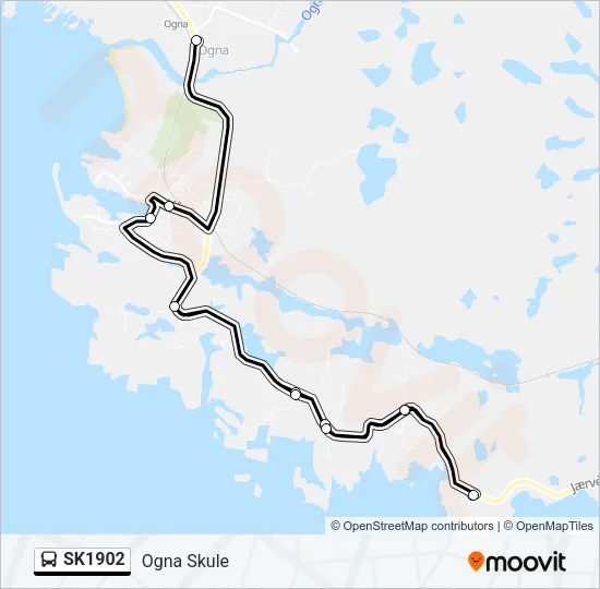 SK1902 Bus Line Map