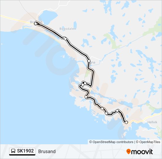 SK1902 Bus Line Map