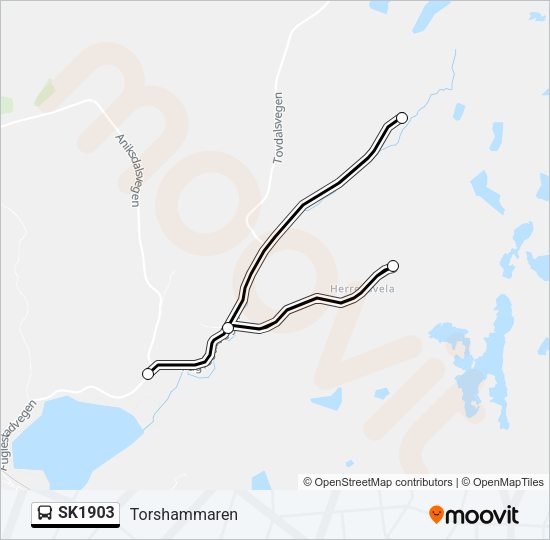 SK1903 Bus Line Map