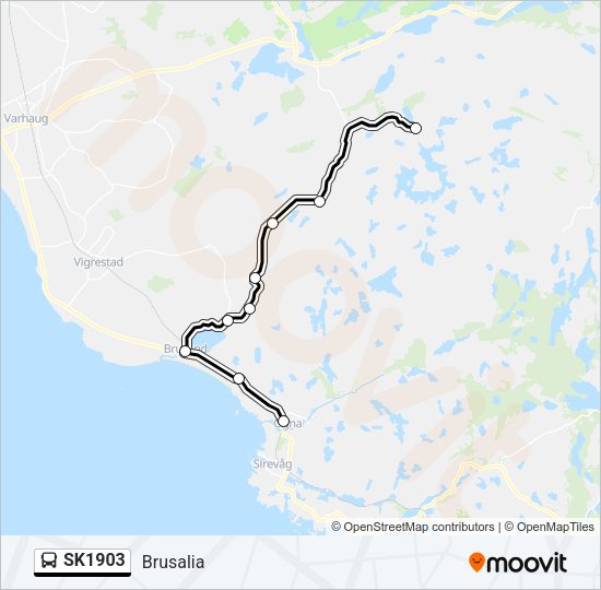SK1903 Bus Line Map