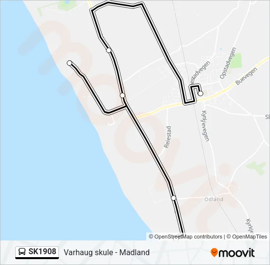 SK1908 Bus Line Map