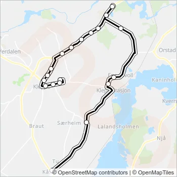 SK2002 Bus Line Map