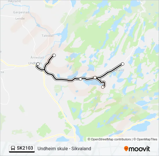 SK2103 Bus Line Map