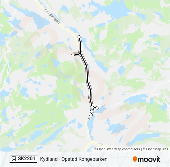 SK2201 Bus Line Map