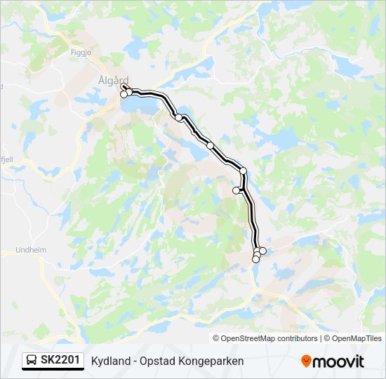 SK2201 Bus Line Map