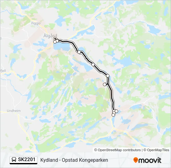 SK2201 Bus Line Map