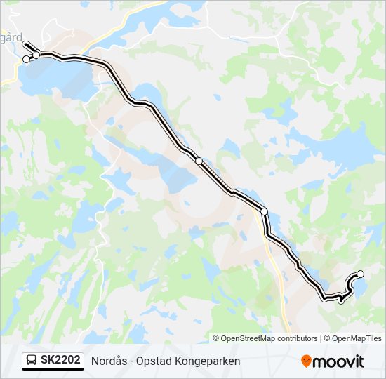 SK2202 bus Line Map