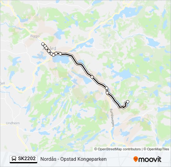 SK2202 Bus Line Map