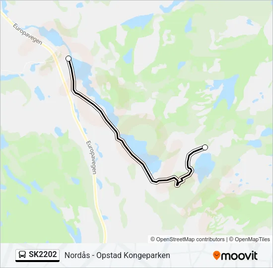 SK2202 Bus Line Map