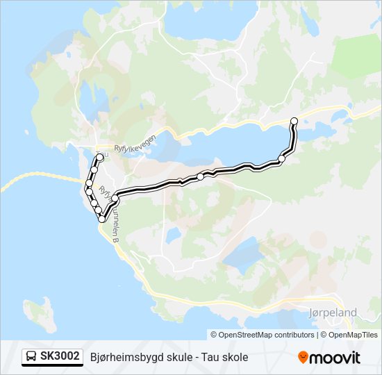 SK3002 Bus Line Map