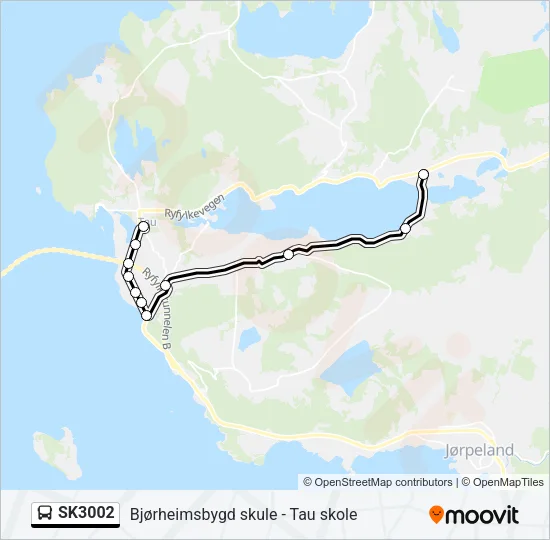 SK3002 Bus Line Map