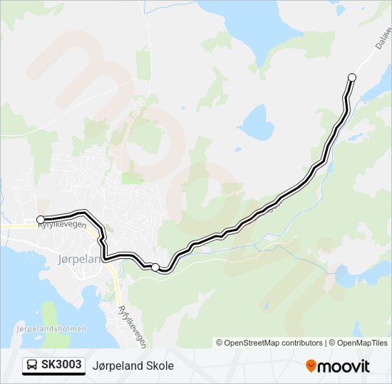 SK3003 Bus Line Map
