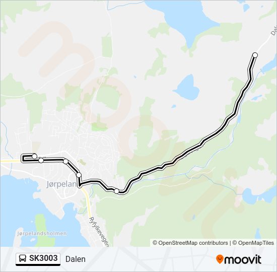 SK3003 bus Line Map