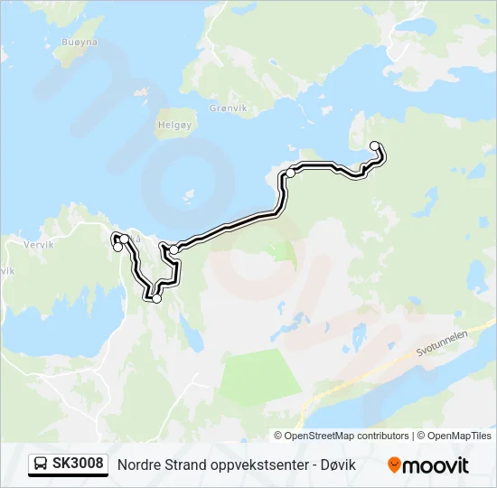 SK3008 Bus Line Map