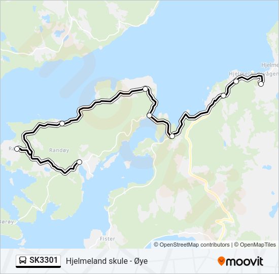 SK3301 Bus Line Map