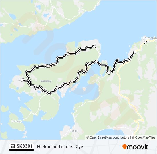 SK3301 Bus Line Map