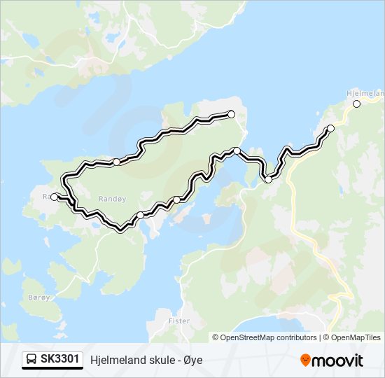 SK3301 bus Line Map