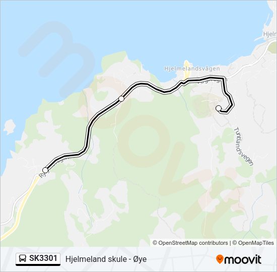 SK3301 Bus Line Map