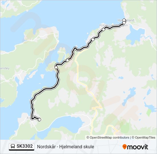 SK3302 Bus Line Map