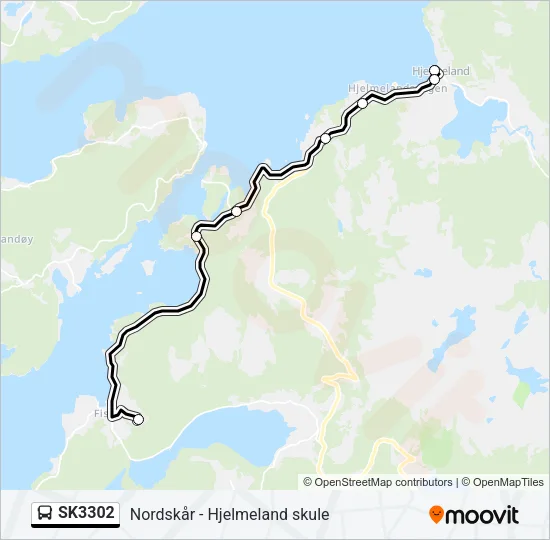 SK3302 Bus Line Map