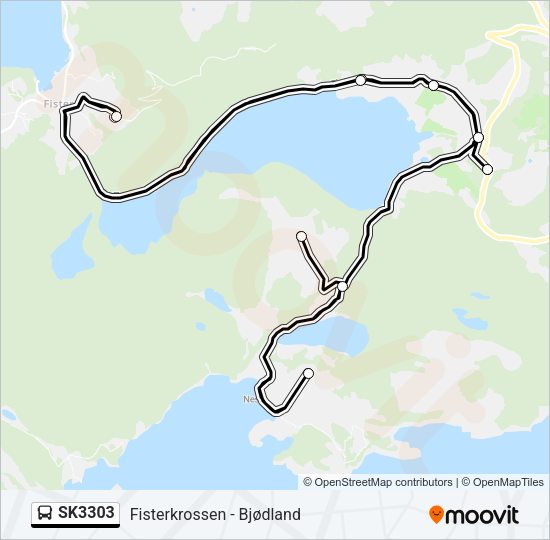SK3303 Bus Line Map