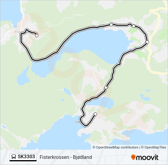 SK3303 Bus Line Map