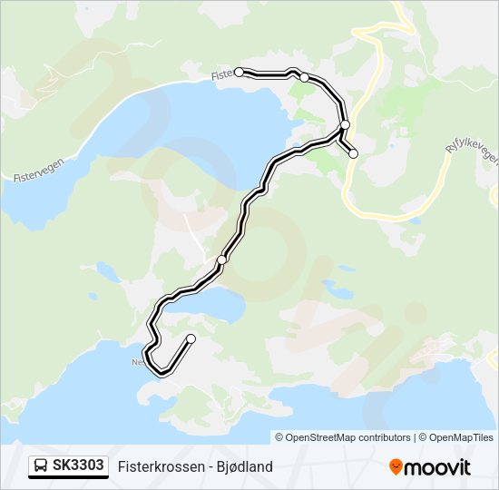 SK3303 Bus Line Map