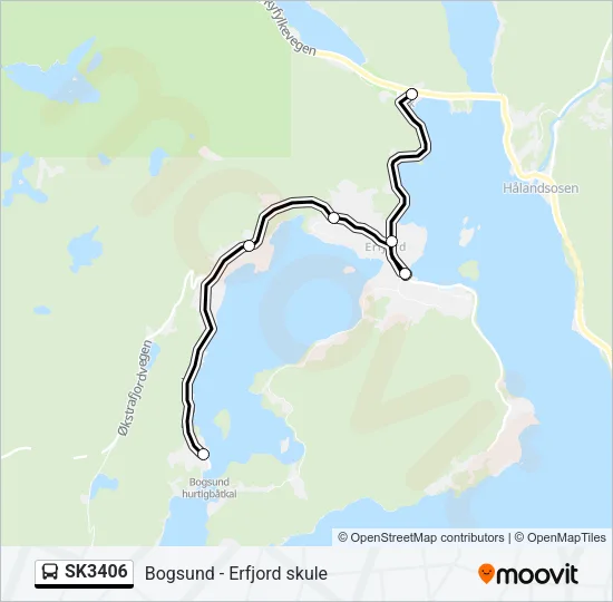 SK3406 Bus Line Map