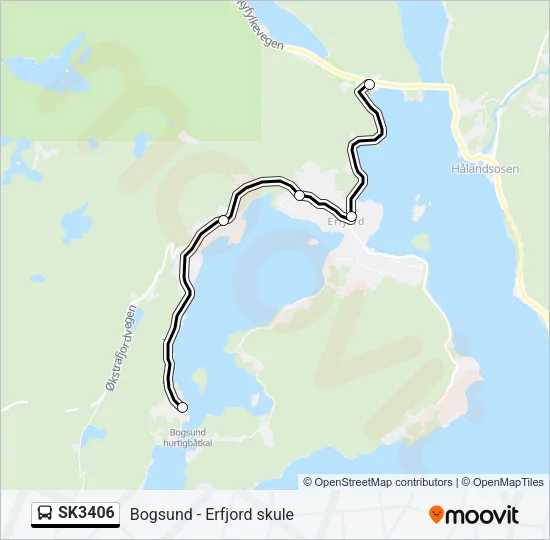 SK3406 Bus Line Map