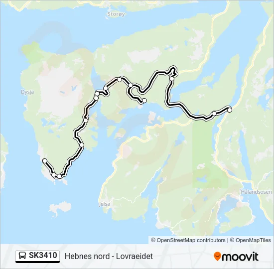 SK3410 Bus Line Map