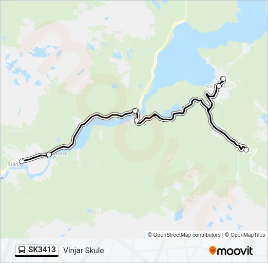 SK3413 Bus Line Map