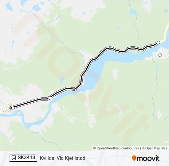 SK3413 Bus Line Map