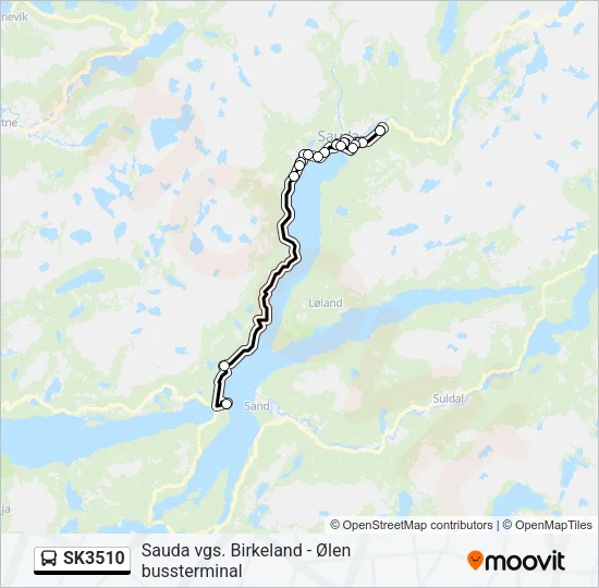 SK3510 Bus Line Map