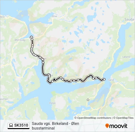 SK3510 Bus Line Map