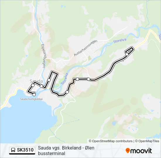 SK3510 Bus Line Map
