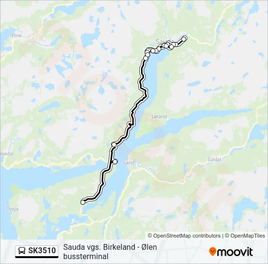 SK3510 Bus Line Map