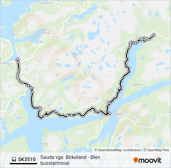 SK3510 Bus Line Map