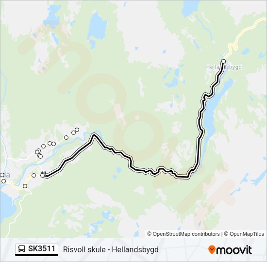 SK3511 Bus Line Map