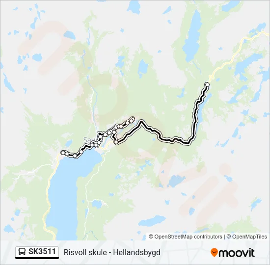 SK3511 Bus Line Map
