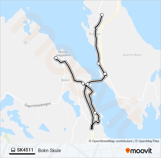 SK4511 Bus Line Map