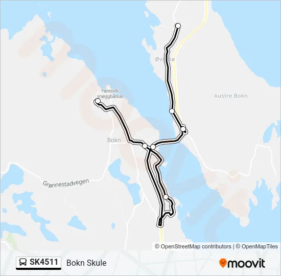 SK4511 Bus Line Map