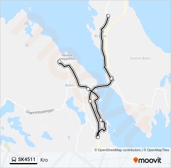 SK4511 Bus Line Map