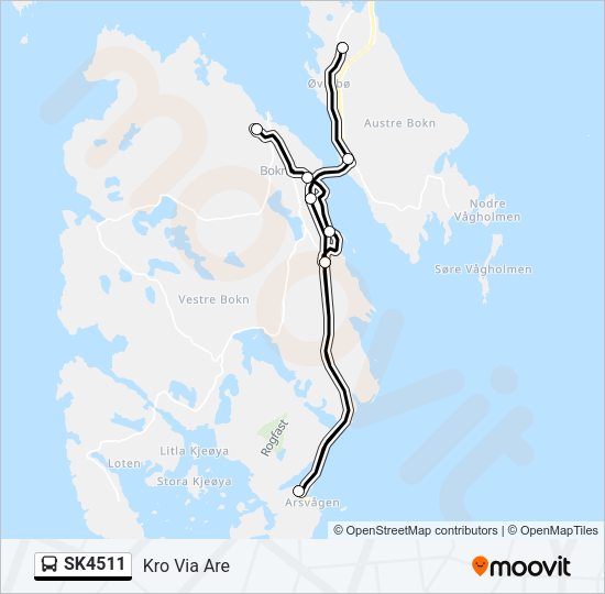 SK4511 Bus Line Map