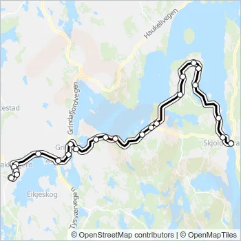 SK4620 Bus Line Map