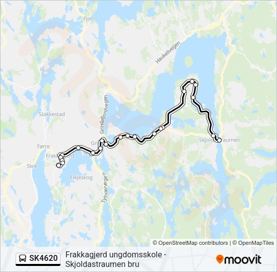 SK4620 Bus Line Map