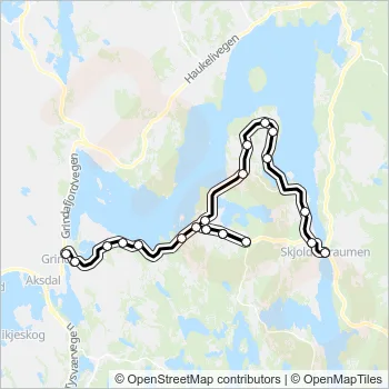 SK4620 Bus Line Map
